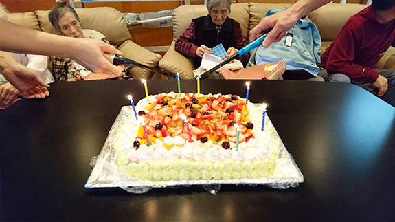 写真：お誕生会